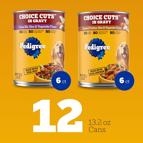Pedigree trozos selectos en salsa, lata 02, sabor apetitoso para perros adultos