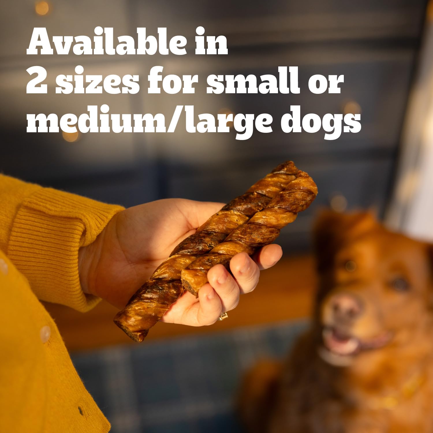 Pedigree Twisty Chews: tamaño adecuado para perros pequeños y adultos (11-45 kg).