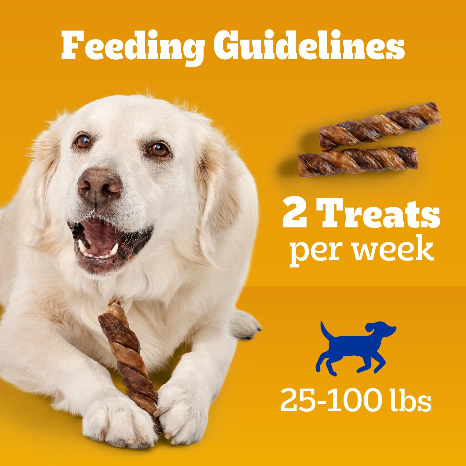 Pedigree Twisty Chews color y textura atractiva para perros curiosos