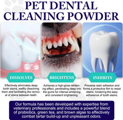Peesnb polvo limpiador dental, aplicación rápida para higiene bucal diaria.