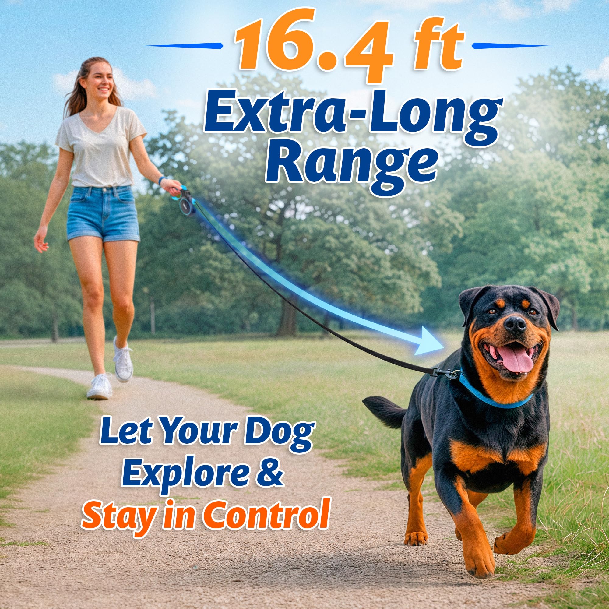 Peflex con cinta de nylon resistente para perros grandes.