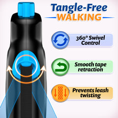 Mango ergonómico de Peflex para agarre cómodo.