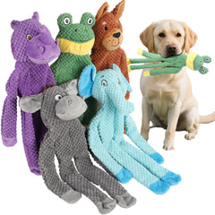 PELTEFLU juguete peluche con ladrido para perros pequeños, estimula juego activo