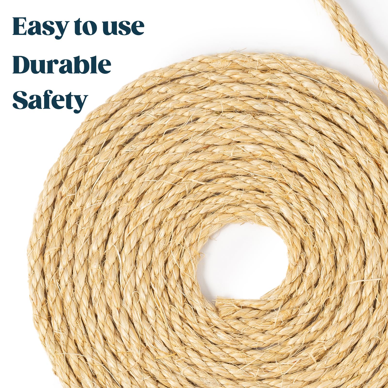 Pelzin cuerda sisal biodegradable, opción ecológica para muebles.