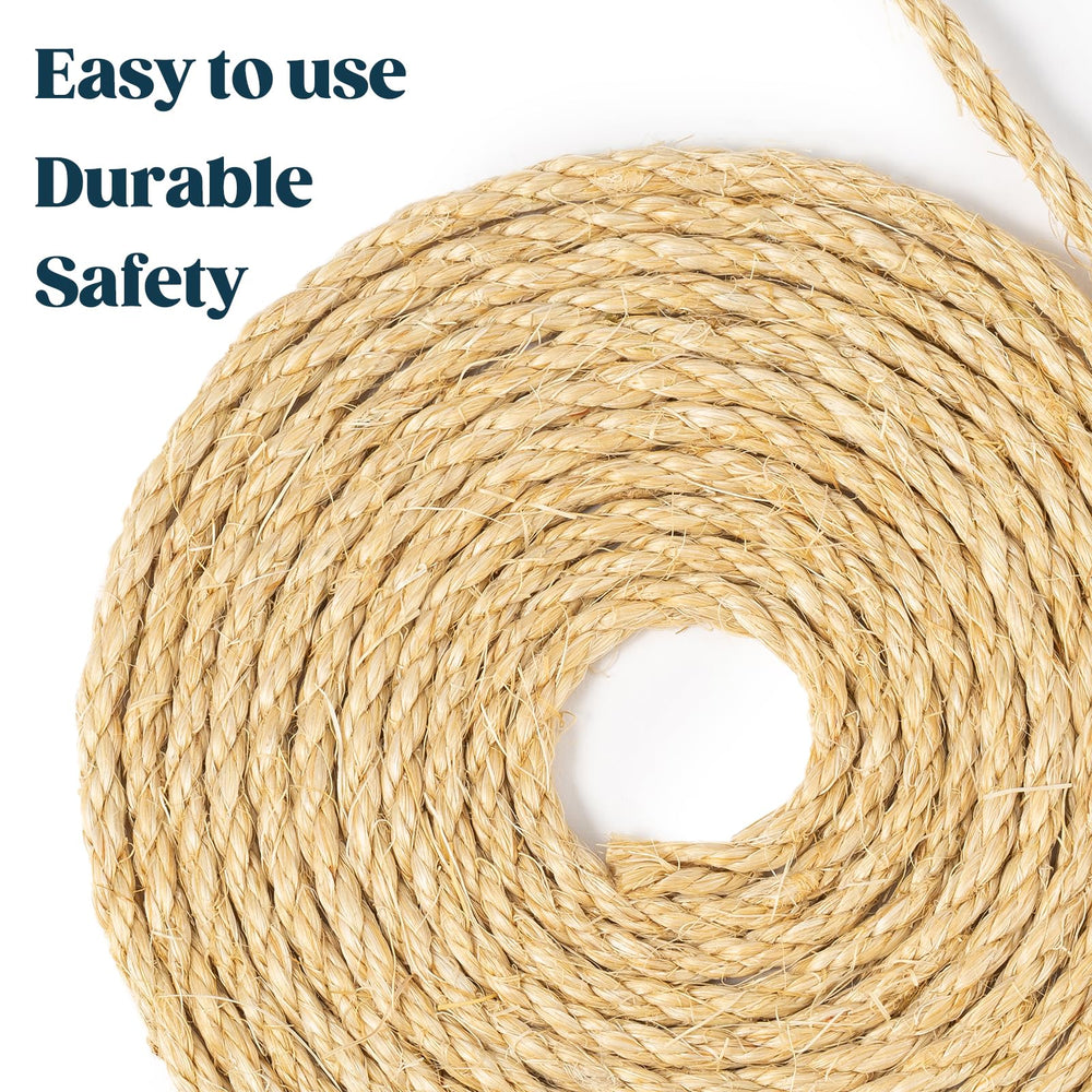 Pelzin cuerda sisal biodegradable, opción ecológica para muebles.