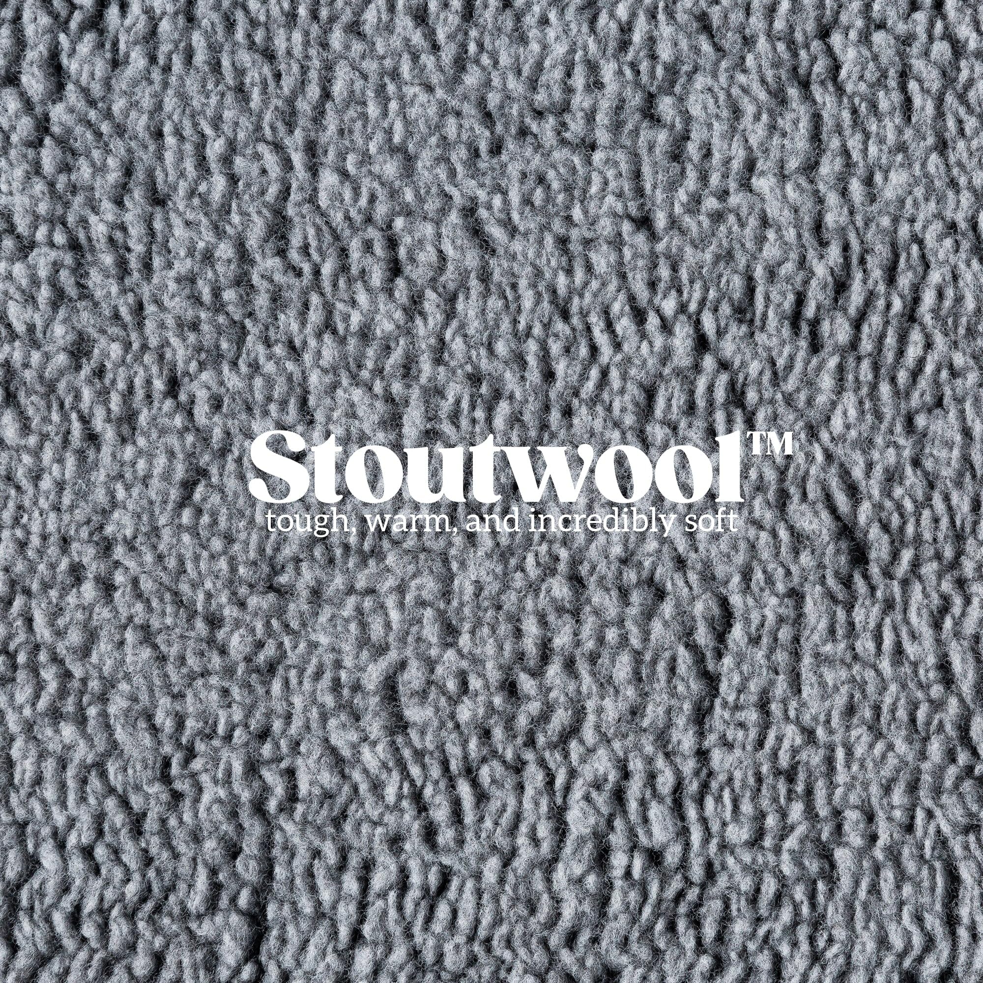 Cama redonda Pelzin Stoutwool, suave y cálida para perros mordedores.