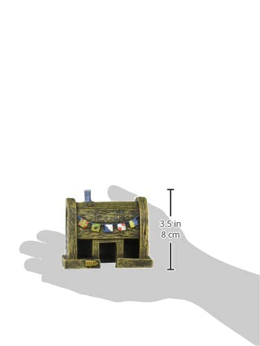 Penn-Plax Krusty Krab tamaño mediano, perfecto para peces pequeños y medianos.