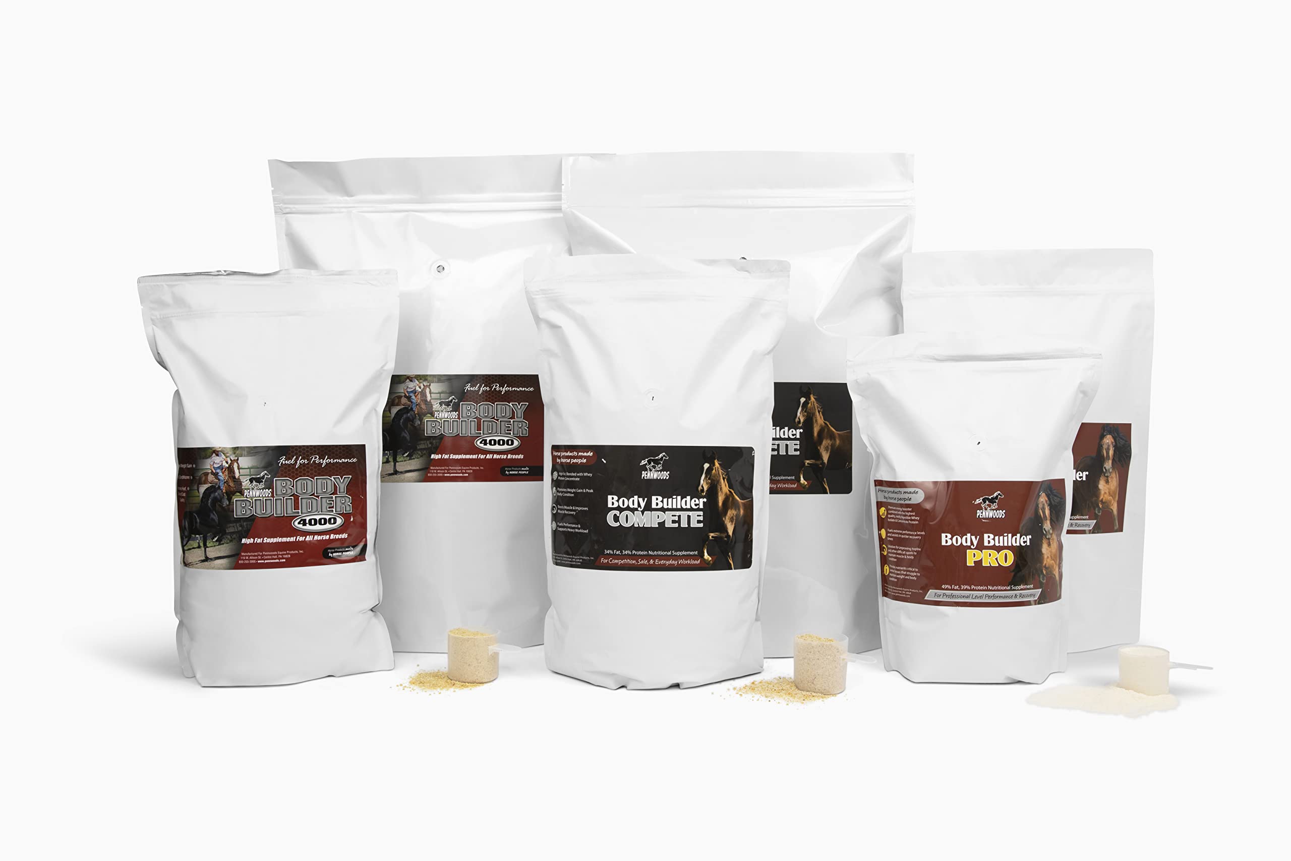Pennwoods Body Builder Compete, apoyo a la topline de caballos de alto rendimiento.