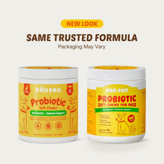 Probióticos para perros PENPEN: gomitas sabor ternera, sabor agradable y fácil de administrar.