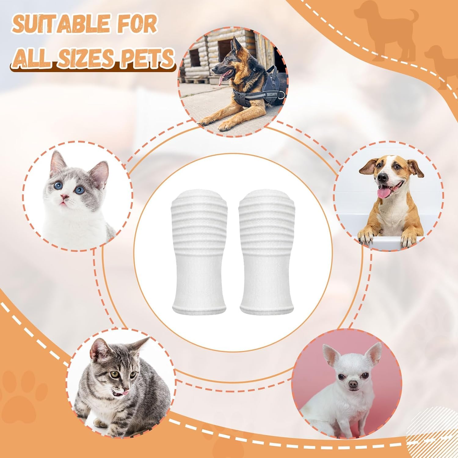 PenVinoo kit cuidado oral para mascotas, limpieza práctica y eficiente.