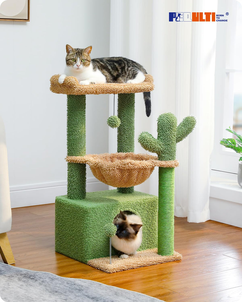 PEQULTI percha superior para gato, lugar de observacion