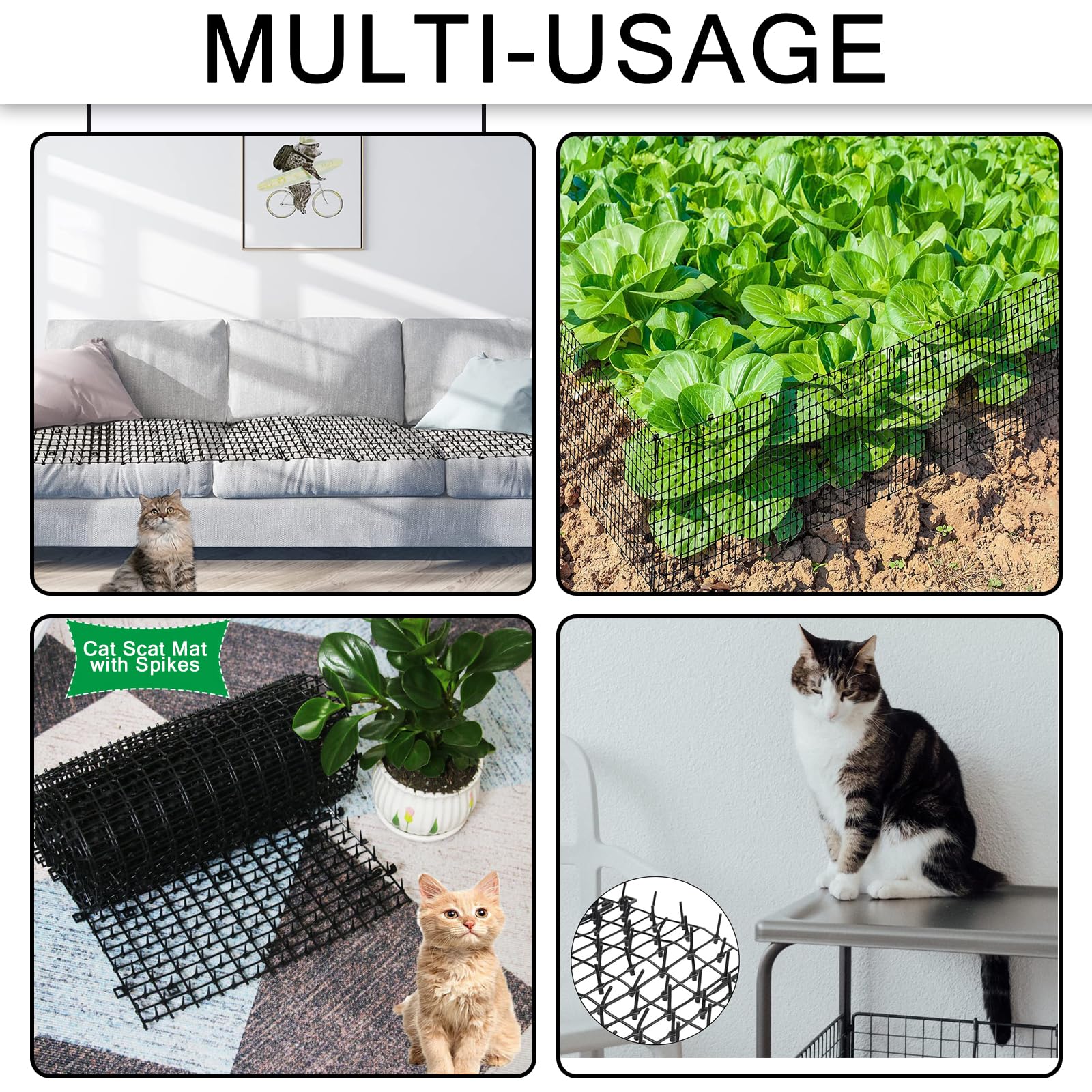 PERFECT LASER alfombra deterente interior para gatos evita daños en muebles