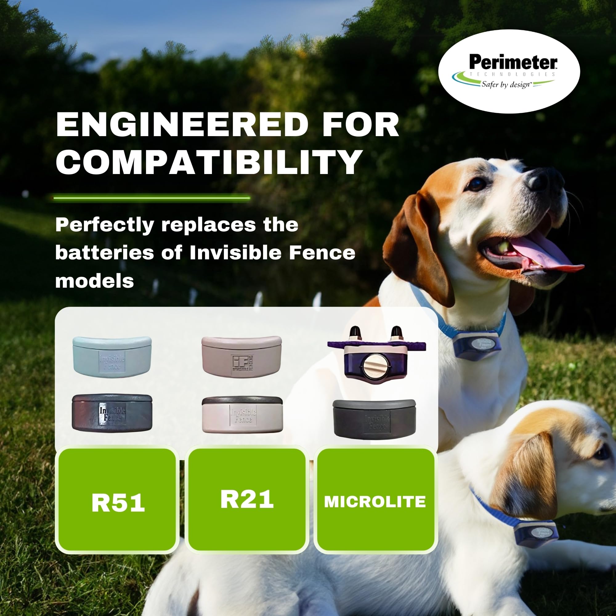 Batería Perimeter Technologies compatible con R21, R22, R51 y Microlite