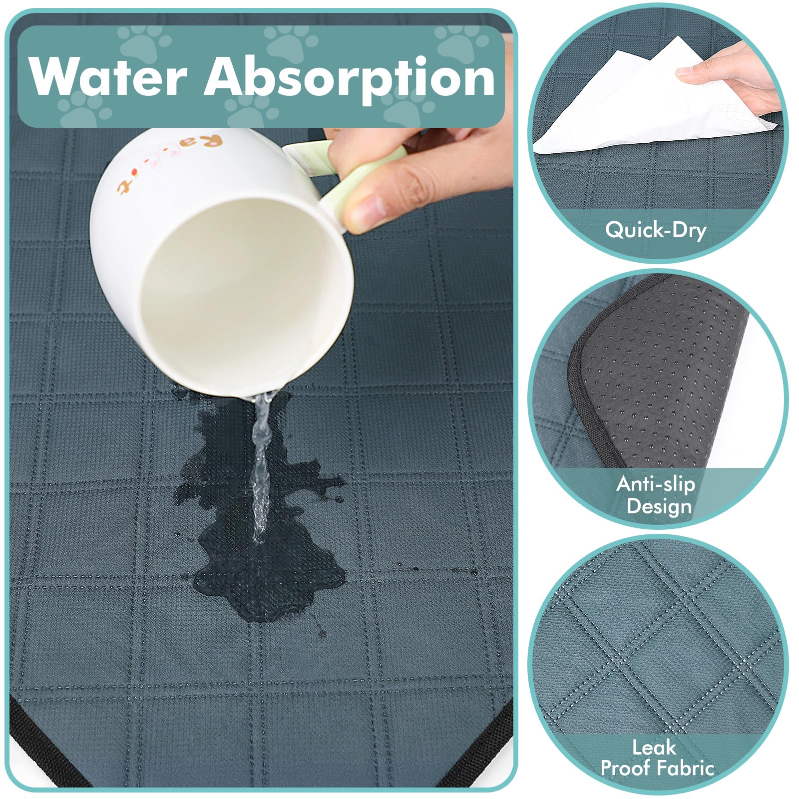 Persure pad lavable, opción higiénica para proteger el interior.