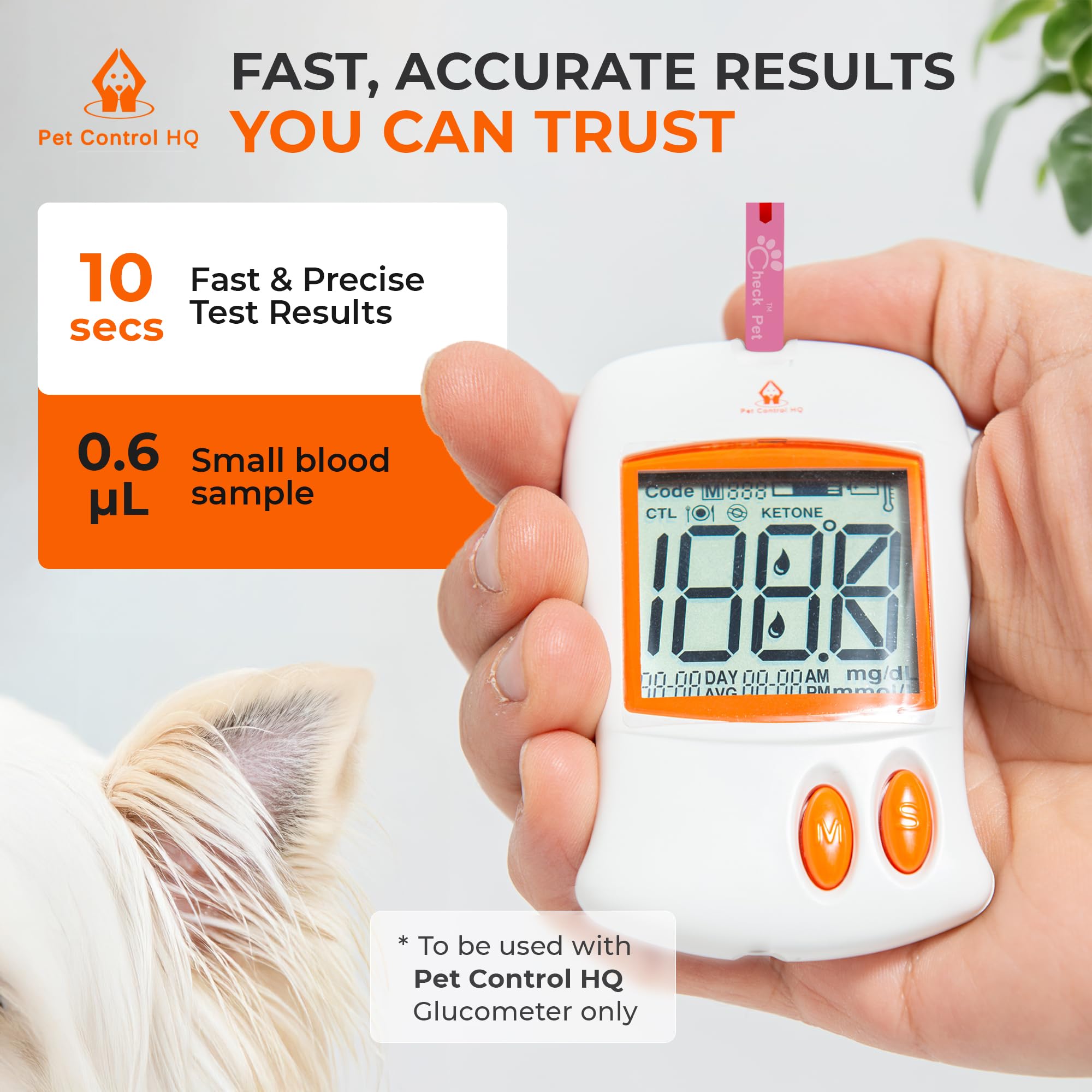 Pet Control HQ kit monitoreo glucosa: solución práctica para dueños de perros y gatos.