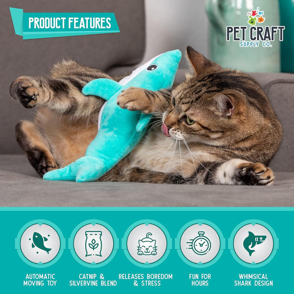 Juguete para gatos de Pet Craft Supply con sensor de movimiento activado