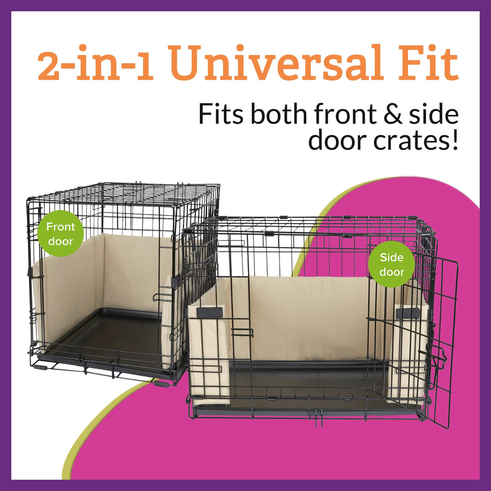 Pet Dreams ajuste 2 en 1 para jaulas frontal y de doble puerta.