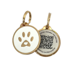 Etiqueta QR de Pet Dwelling para localización rápida de tu mascota.