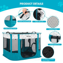 PETEASE mosquitera y puertas enrollables para acceso rápido al interior.