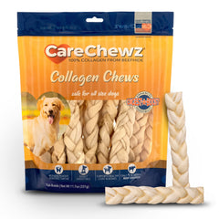CareChewz Palito Trenzado Natural para masticación prolongada y apoyo dental