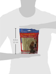Mordedor para perro Pet Factory: rollos beefhide de cinco pulgadas.