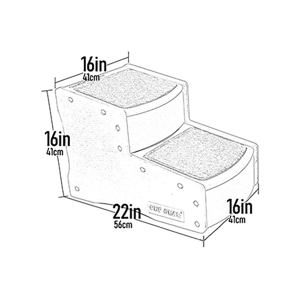 Pet Gear Easy Step II, pasos amplios y estables para perros y gatos.