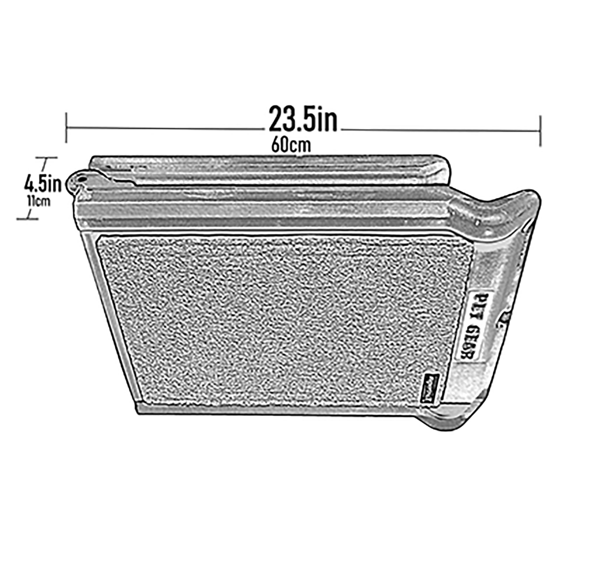 Pet Gear SupertraX rampa con base antideslizante estable.