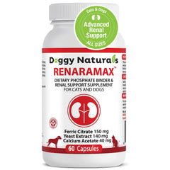 Renaramax de Pet Health Pharma, cápsulas para manejo de fósforo y apoyo renal en mascotas