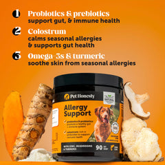 Pet Honesty cuidado de piel y pelaje, gomitas para perros.