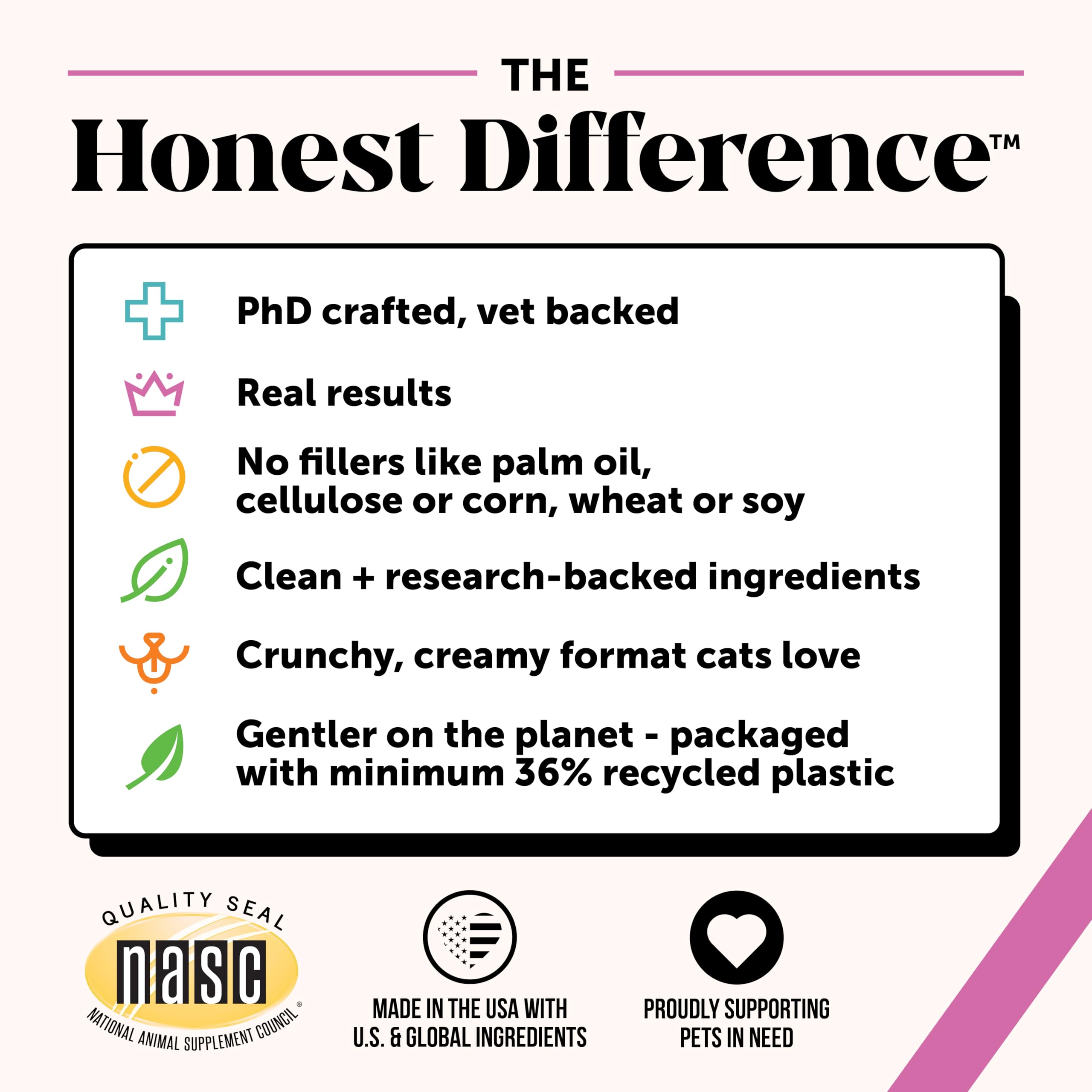 Pet Honesty Cat Multivitamin: gato saboreando un snack saludable
