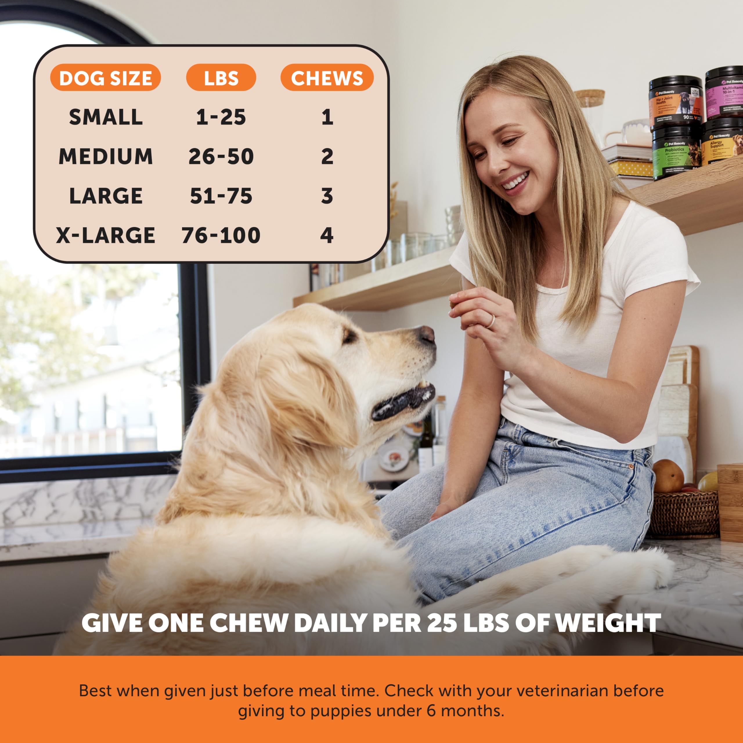 Pet Honesty Senior Hemp omega-3: promueve respuesta inflamatoria equilibrada y piel sana.