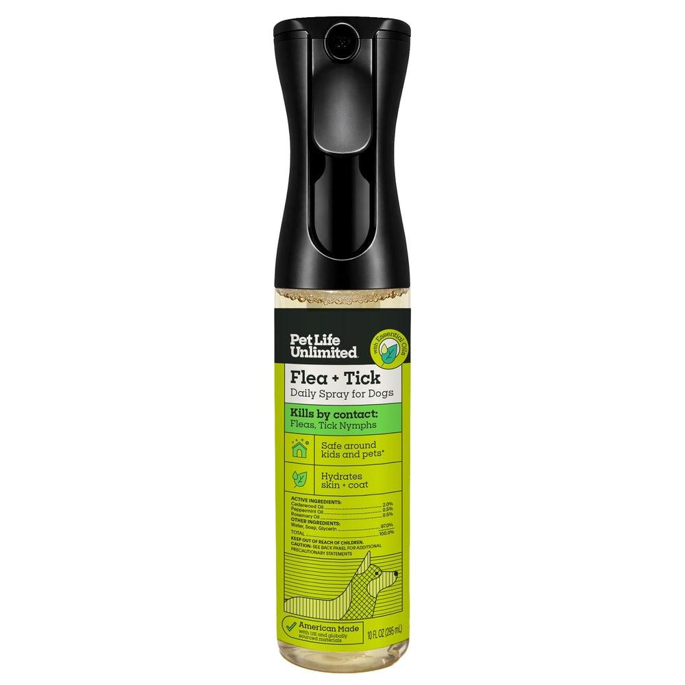 Pet Life Unlimited Spray para perros: pulverización continua para uso diario.