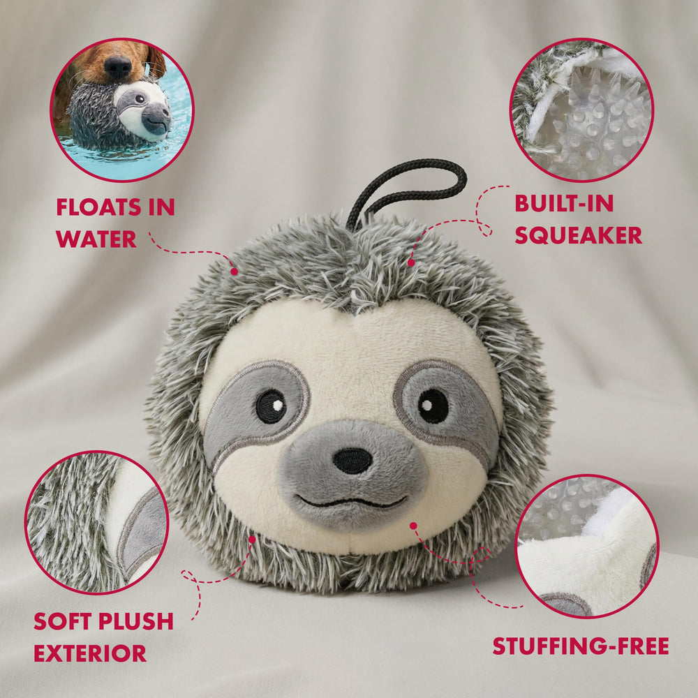pet lou bola perezoso exterior suave rosa, tacto cómodo para abrazar y jugar.