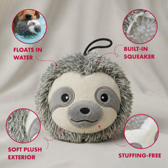 pet lou bola perezoso exterior suave rosa, tacto cómodo para abrazar y jugar.