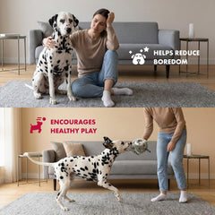 pet lou bola perezoso sin relleno, reduce desorden y facilita la limpieza.