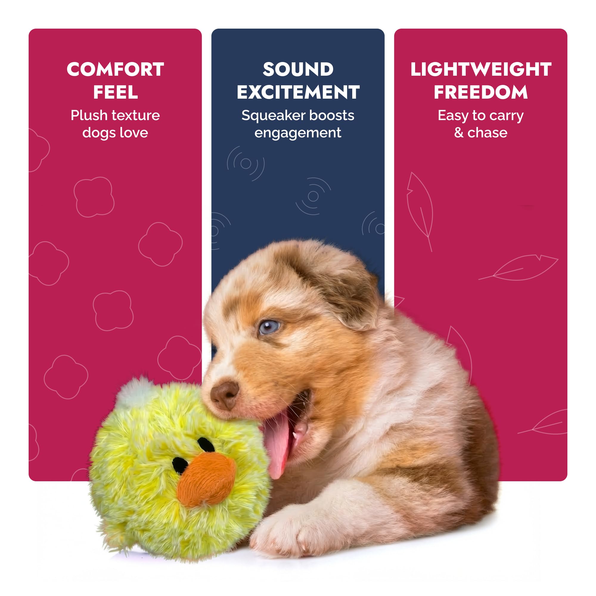 Pet Lou DOG'Z sin relleno, opción limpia para sesiones de juego