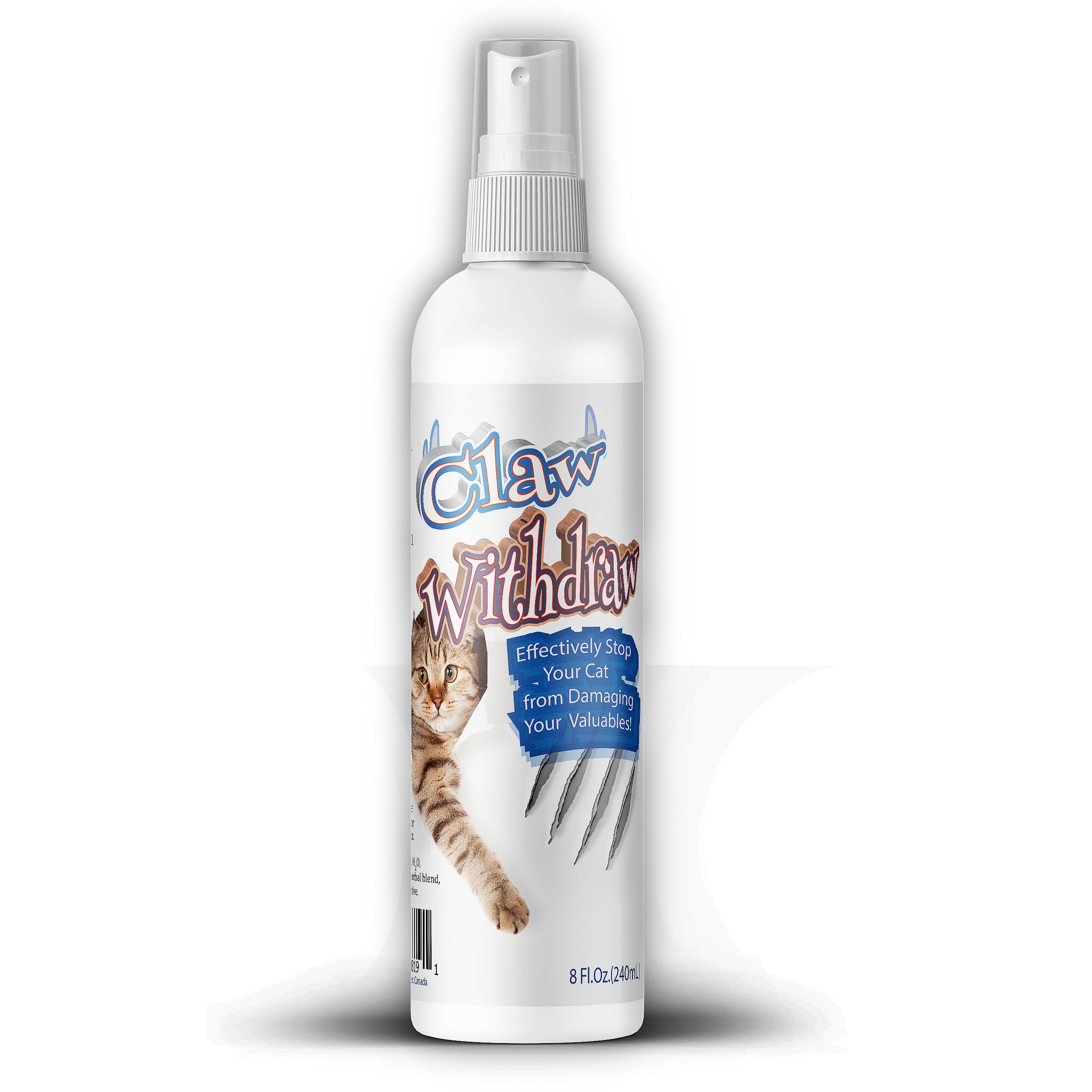 Pet MasterMind Claw Withdraw: botella de spray para disuadir arañazos de gatos