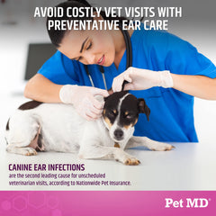 Pet MD Otic-Clean etiqueta hecho-en-eeuu: producto de calidad y seguridad