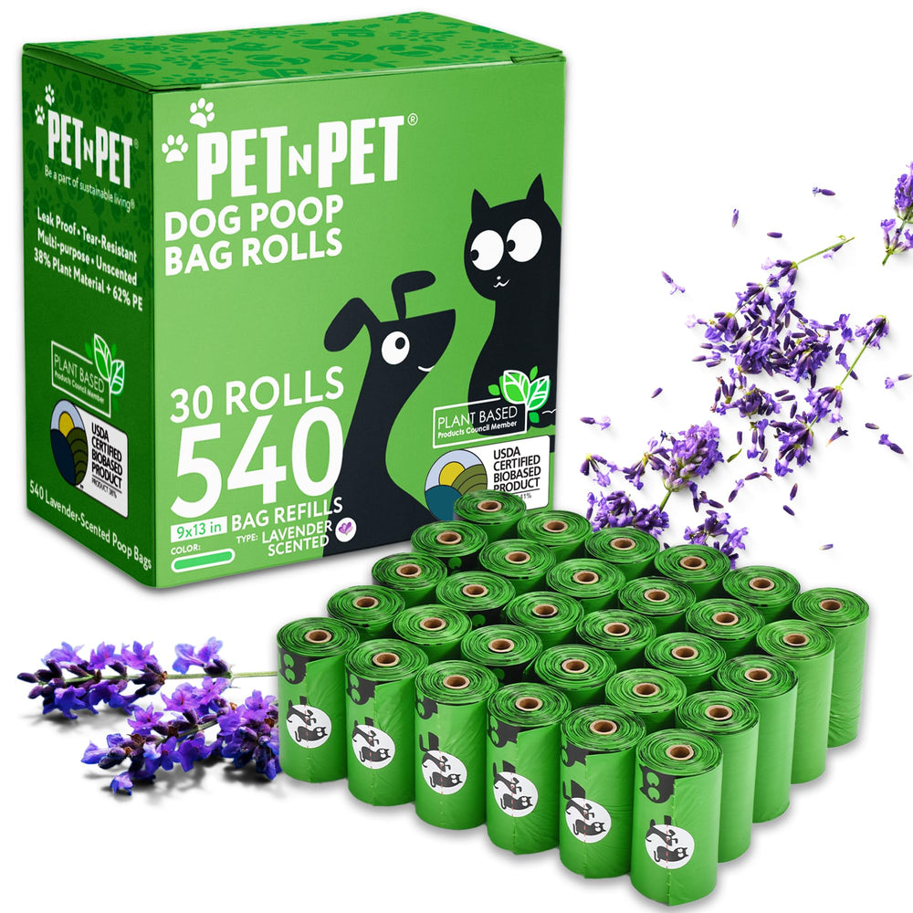 Pet N Pet bolsas para perro verdes, ideales para paseos limpios.