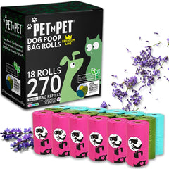 Bolsas Pet N Pet con aroma a lavanda para paseos limpios y sin olores