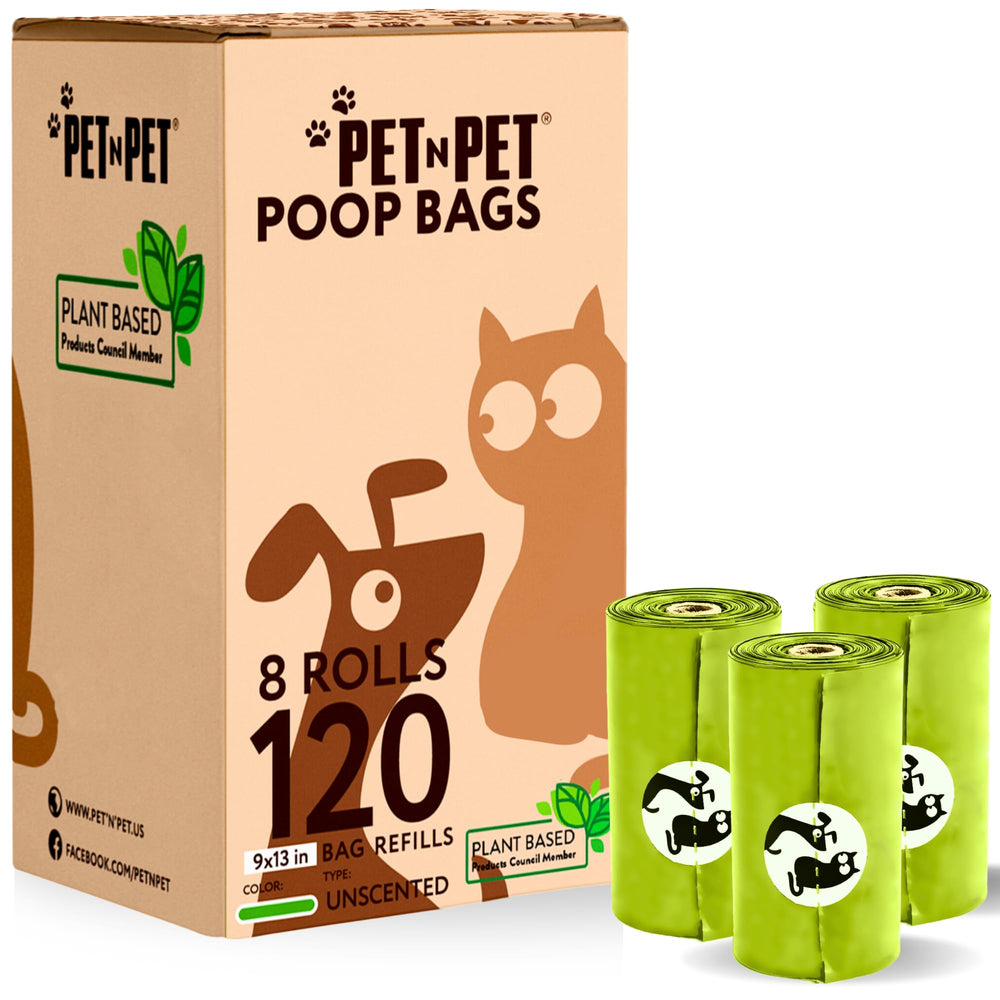Bolsas PET N PET para perros, 120 unidades, utiles para paseos y limpieza