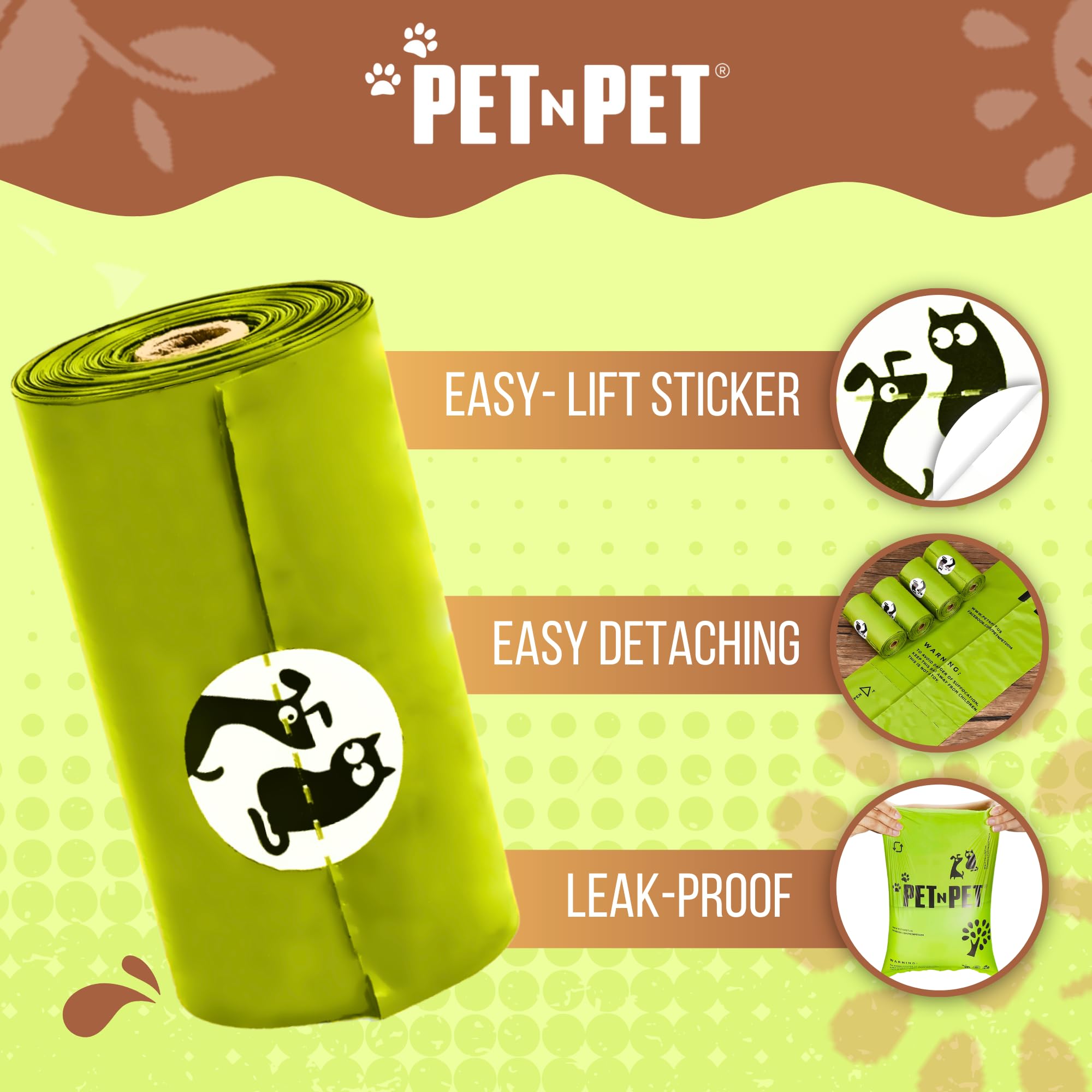 PET N PET perforación fácil para abrir una bolsa durante caminatas