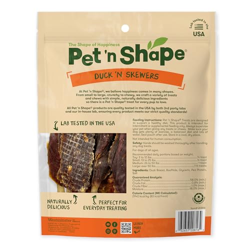 Pet 'n Shape brocheos de pato alto en proteína y bajo en grasa para perros