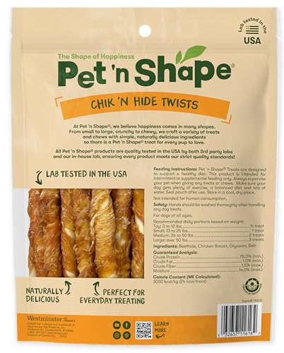 Pechuga de pollo envuelta en cuero crudo, snack natural para perros