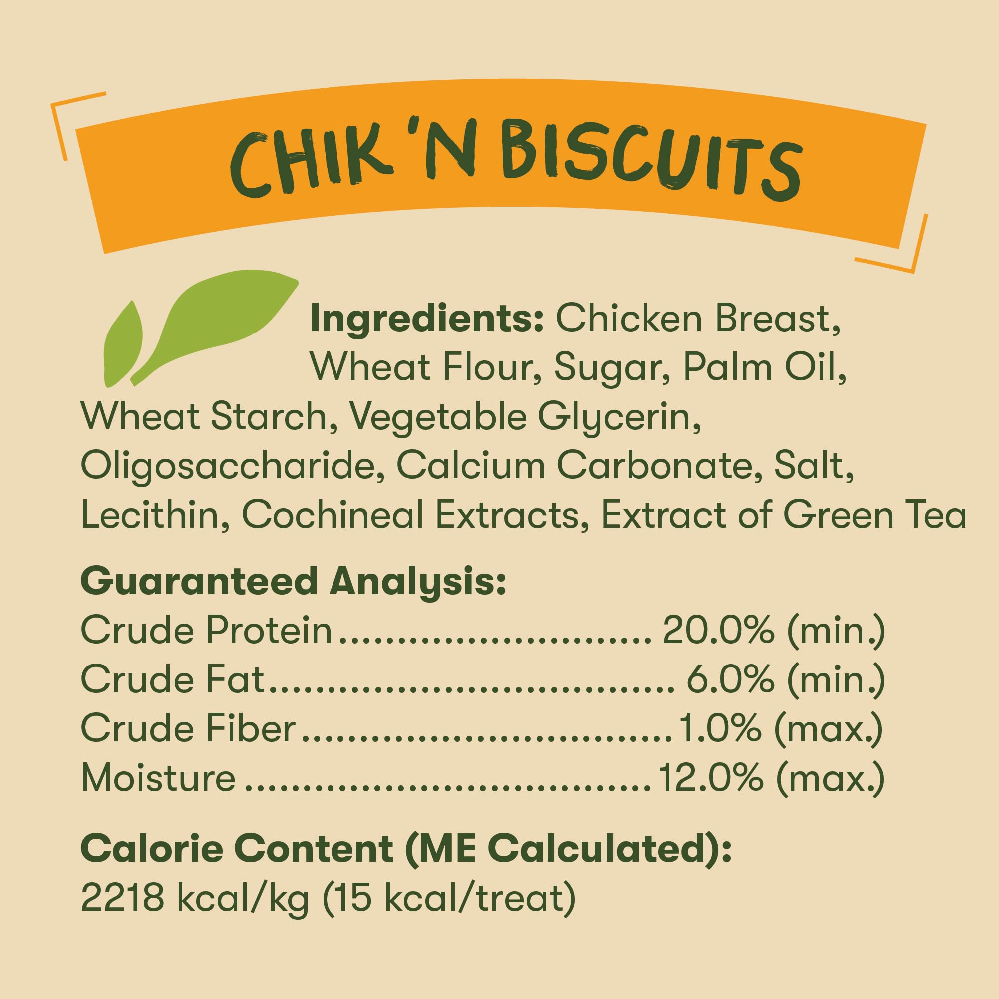 Pet 'n Shape Chik n Wrapped Biscuits: sin colorantes para una opción simple