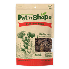 Pet 'n Shape trozos de pulmón de res crujientes para entrenamiento