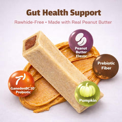 Pet Naturals BusyButter Calabaza para balance digestivo y heces consistentes.