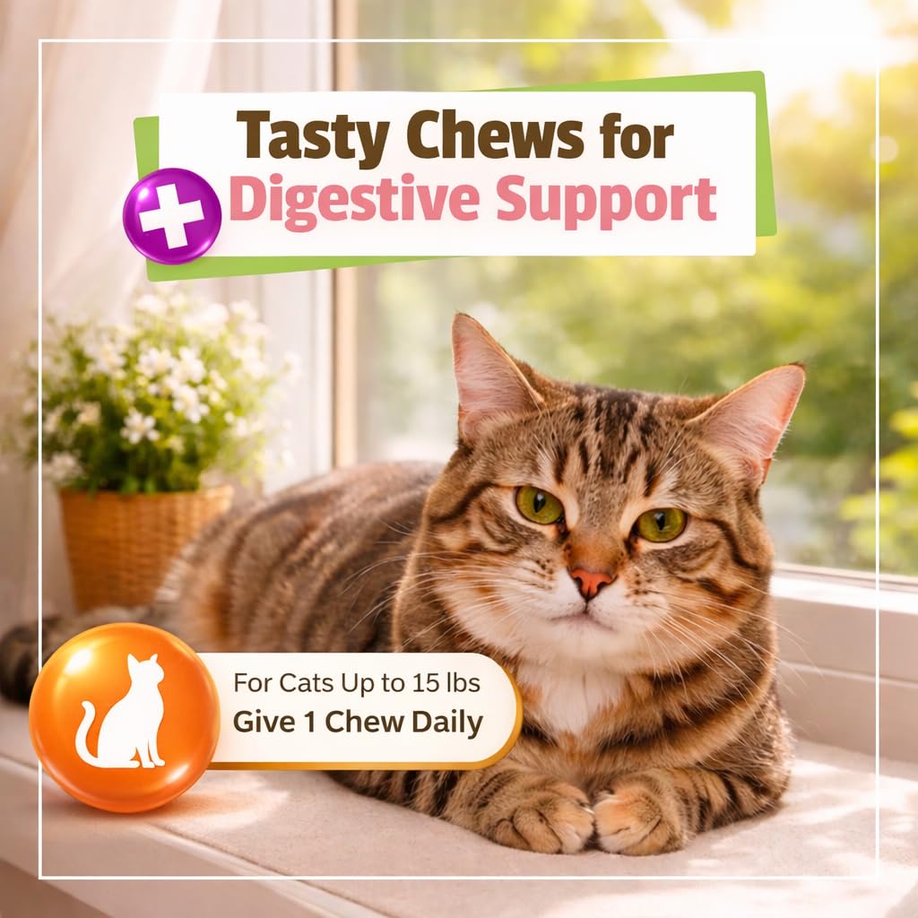 Pet Naturals Calming Chews gato-guarderia: compatible con estancias de gatos.