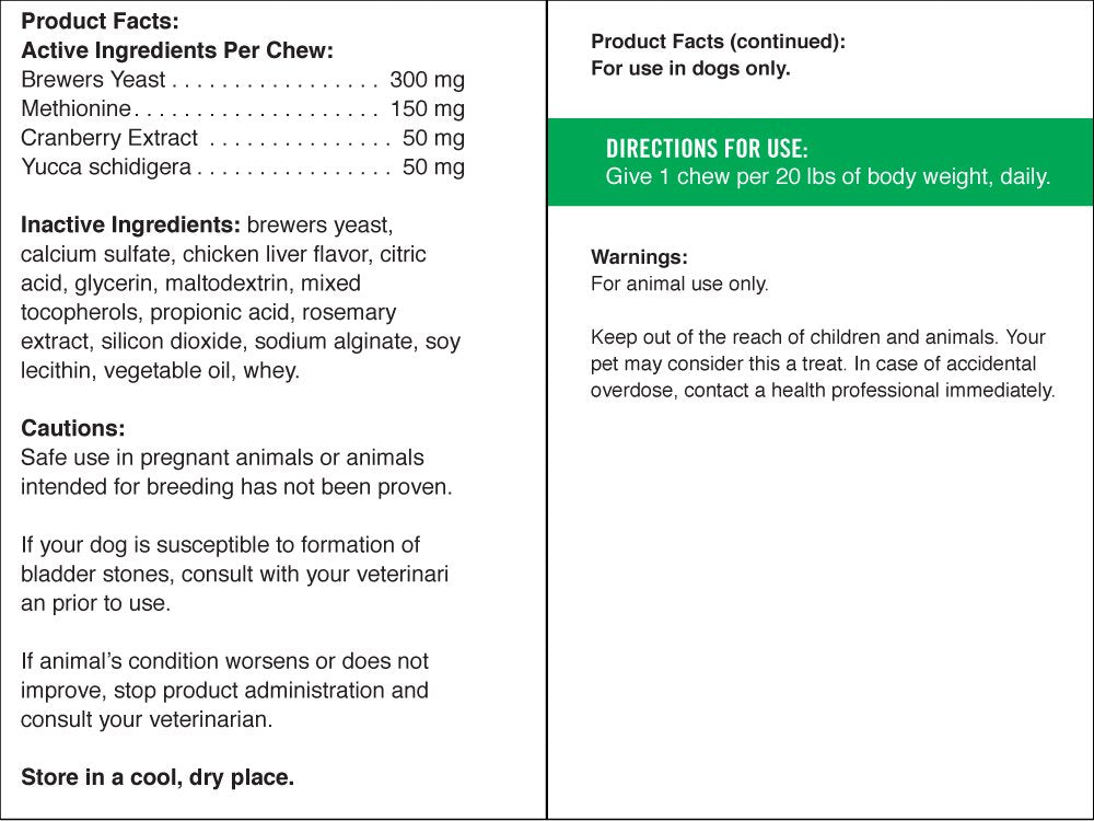 Pet Naturals Lawn Aid metionina para reducir amoníaco en la orina