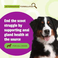 Barra Scoot Bars de Pet Naturals, imagen del envase, apoya glándulas anales.